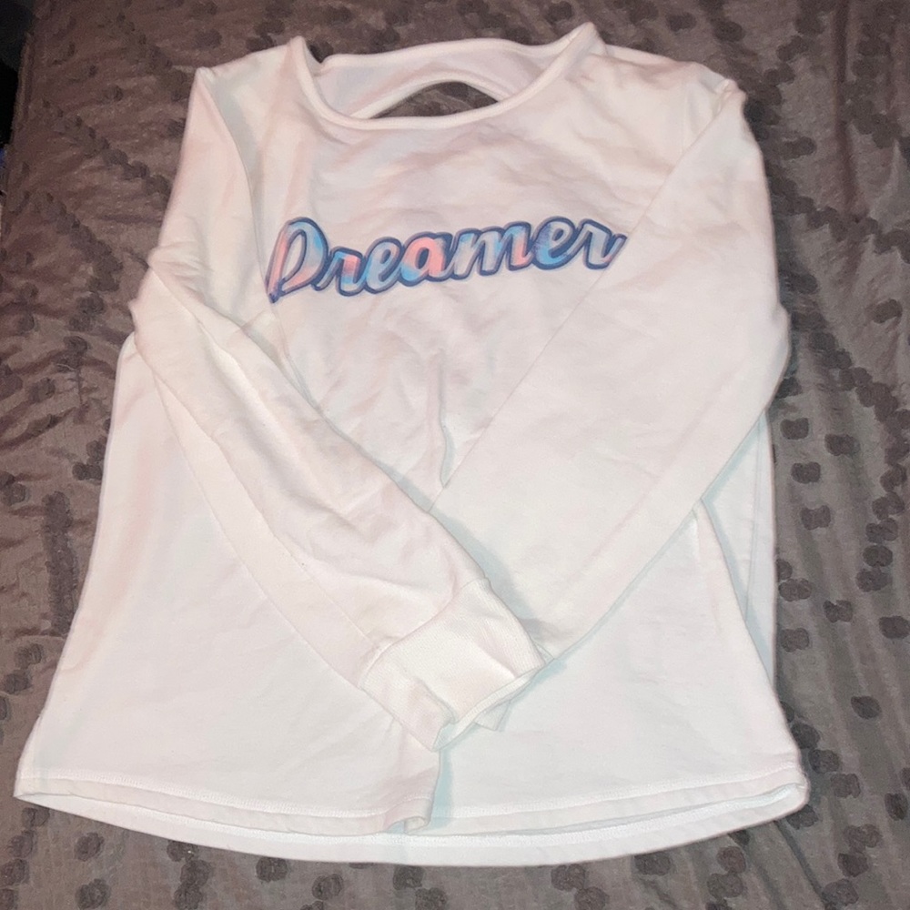 White back out shirt.